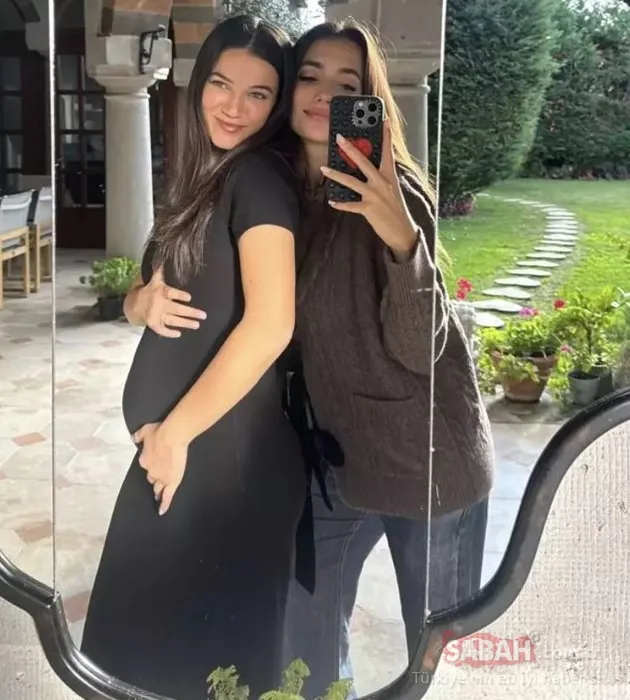 ’Hamiş’ Pınar Deniz’den büyüyen karnı ile yeni kare! Hamile kıyafetlerine geçtim çok mutluyum