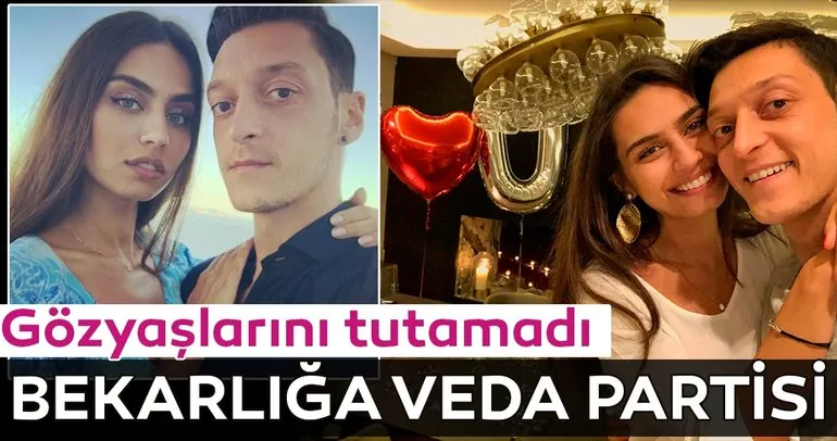 Mesut Özil ile evlenmeye hazırlanan Amine Gülşe bekarlığa veda partisi yaptı