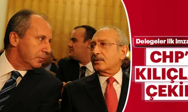 CHP’de kılıçlar çekildi... Delegeler ilk imzaları attı...