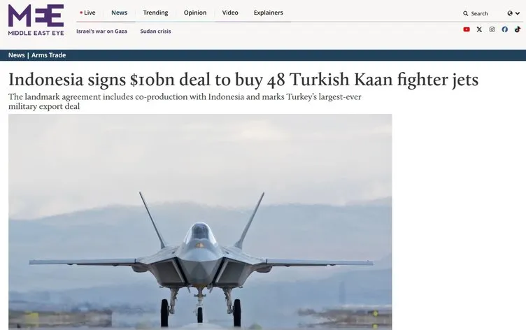 KAAN dünya basınında manşetlerde: Endonezya anlaşmasına uluslararası ilgi: ‘Çığır açıcı’ gelişme