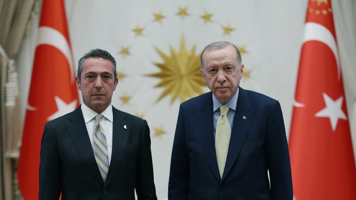 Başkan Erdoğan, Fenerbahçe Kulübü Başkanı Ali Koç'u kabul etti