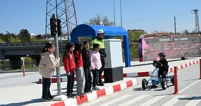 Miniklere trafik dersi! 28 bin öğrenciye hedef #kirikkale