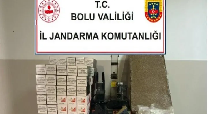 Jandarma’dan kaçak sigara operasyonu