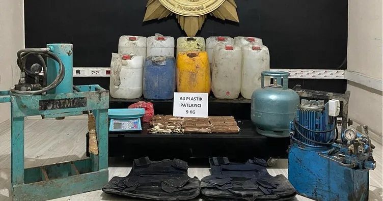 Hakkari’de uyuşturucu operasyonu! 204 kilogram eroin ve çok sayıda patlayıcı ele geçirildi