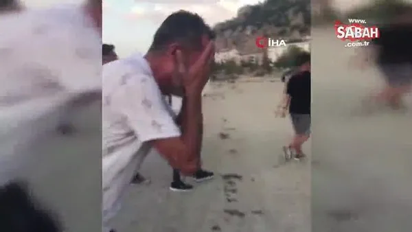 Boğuldu sandığı oğlunu gözyaşlarıyla böyle kucakladı | Video