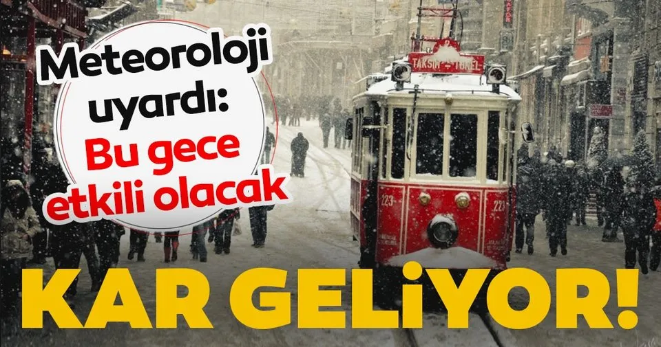Son dakika haberleri: Bu gece kar yağışı başlıyor! Meteoroloji hava durumu ile birçok ili uyardı: İstanbul'a kar ne zaman yağacak?
