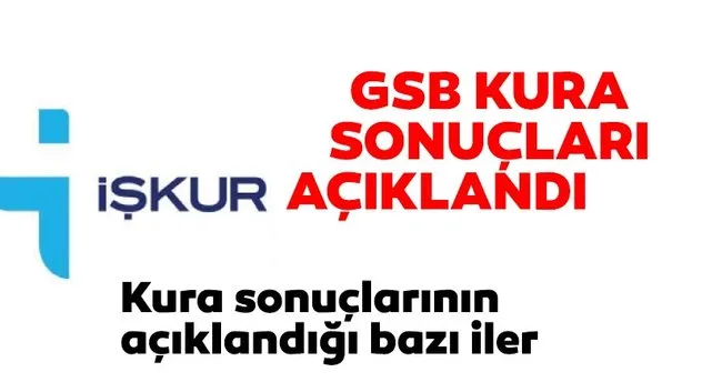 gsb kura sonuclari hizli sorgulama