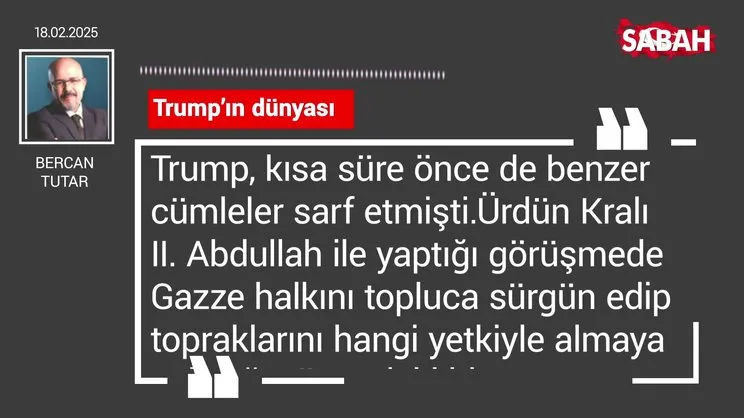 Bercan Tutar | Trump'ın dünyası