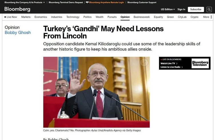 Zoraki ittifakta krizler kapıda! Bloomberg, ’Kılıçdaroğlu ders almalı’ diyerek yol haritası sundular...