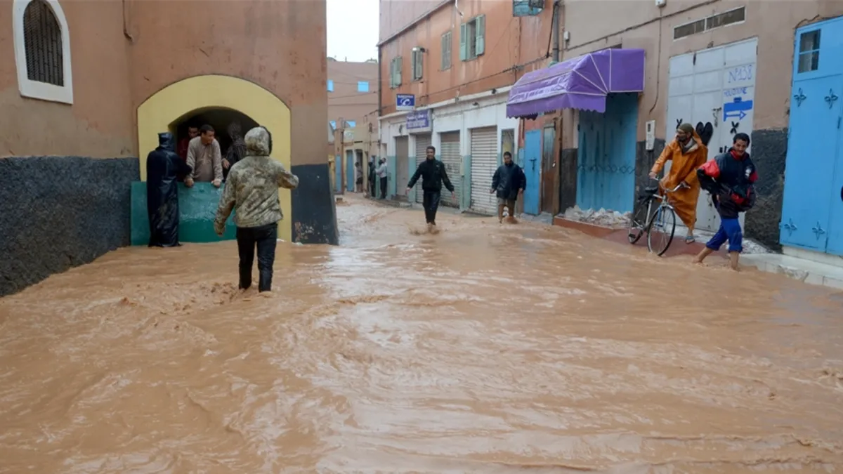 Fas’ta doğal afet faciası: 37 ölü Fas’ta doğal afet faciası: 37 ölü