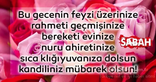 Sevdikleriniz bir mesaj uzağınızda; 2019 en güzel resimli kandil mesajları; kısa ve uzun Mevlid Kandili sözleri...