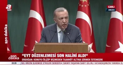 SON DAKİKA | Cumhurbaşkanı Erdoğan’dan tarihi EYT açıklaması! EYT’de yaş şartı yok