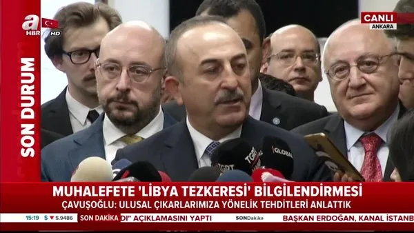 Dışişleri Başkanı Çavuşoğlu'ndan İyi Parti Genel Merkezi'ndeki 'Libya Tezkeresi' görüşmesi sonrası açıklama