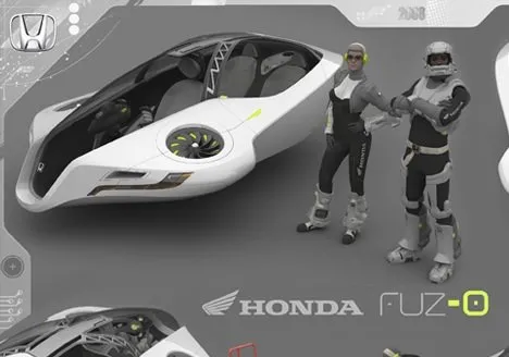 Honda'dan uçan otomobil