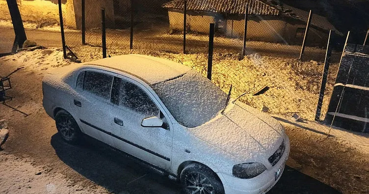 Son dakika: Edirne’de kar yağışı başladı