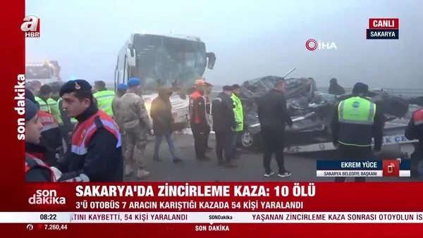 Sakarya Büyükşehir Belediye Başkanı Ekrem Yüce, kazayla ilgili A Haber'de konuştu | Video