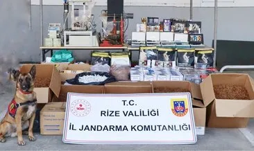 Jandarmadan kaçak sigara operasyonu! #rize