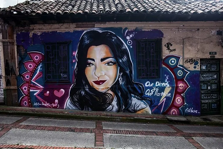 Bogota’daki grafitili mahalle dünyanın ilgisini çekiyor