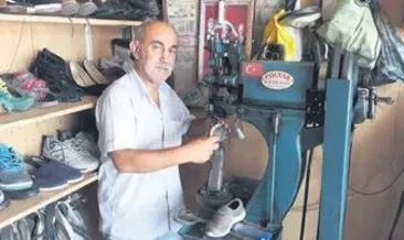 Ayakkabı tamiriyle geçen bir ömür Ayakkabı tamiriyle geçen bir ömür