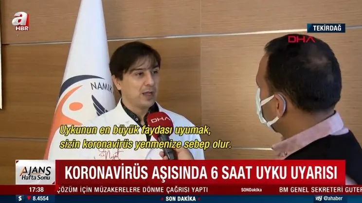 Aşıdan önce ve sonrası uyku önerisi… Koronavirüs aşısında 6 saat uyku uyarısı | Video