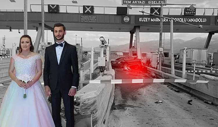 Lüks otomobil gişelere ok gibi saplandı! Karı, koca hayatını kaybetti: 5 günlük bebek ağır yaralı…