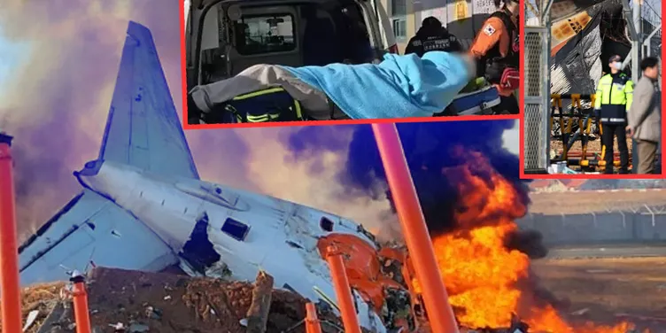 Güney Kore’deki uçak kazasından mucize kurtuluş: İlk sözleri ortaya çıktı! 2’si de kuyruk...
