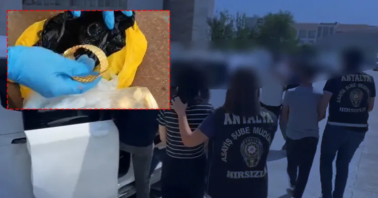 Antalya’da milyonluk soygun! Altınlar motosiklet bagajında: Kasalar derede bulundu