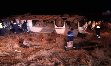 Kazakistan’da yolcu otobüsü devrildi: 7 ölü, 28 yaralı