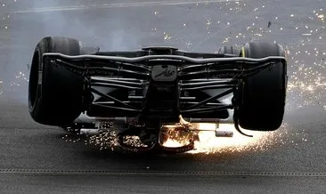 Formula 1’de Korkutan kaza! Guanyu Zhou ölümden döndü...