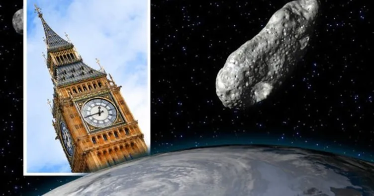 Big Ben büyüklüğündeki dev bir asteroid Dünya’ya yaklaşıyor