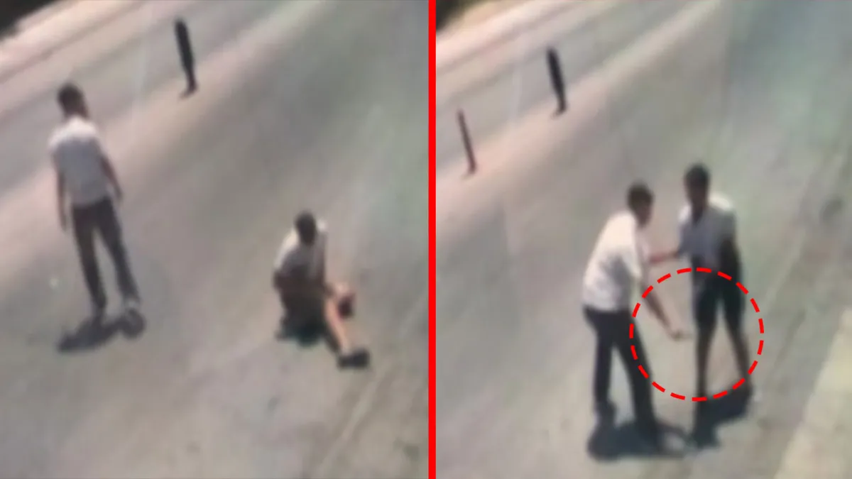 Denizli'de iki çocuk arasında çıkan tartışma bıçaklı kavgaya dönüştü, bir çocuk yaralandı.