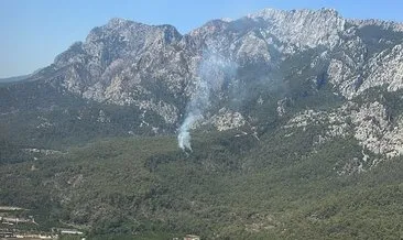 Kemer'deki yangın kontrol altına alındı #antalya