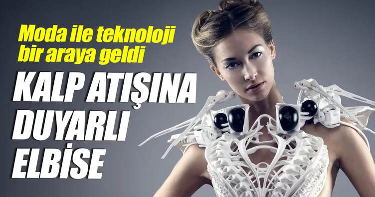 Kalp atışına göre renk değiştiren elbise