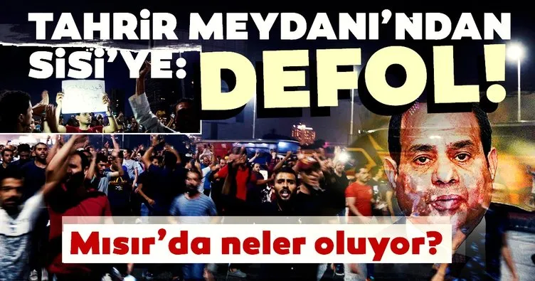 Mısır'da eylemler devam ediyor! Darbeci Sisi yönetimine tepkiler çığ gibi büyüyor...