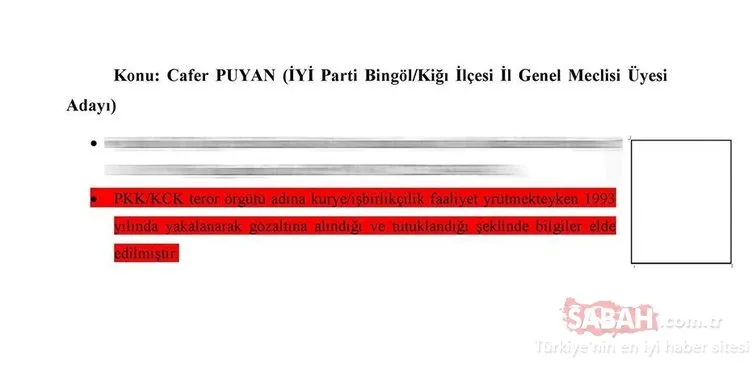 İşte İyi Parti’nin 31 Mart seçimleri aday listesindeki PKK’lılar!