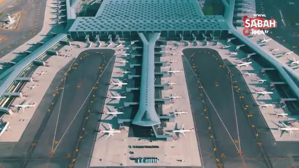 İstanbul Havalimanı’nda bir günde bin 301 uçuş ile rekor kırıldı | Video