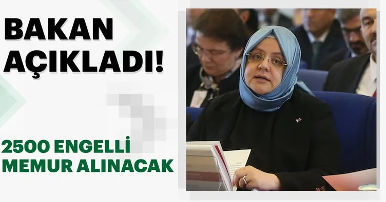 Aralık ayında 2500 engelli memur alınacak!