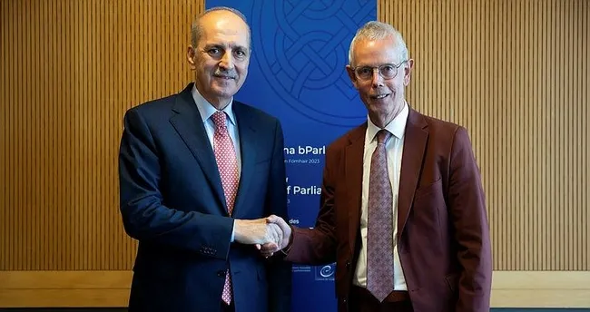 TBMM Başkanı Kurtulmuş, AKPM Başkanı Kox ile görüştü TBMM Başkanı Kurtulmuş, AKPM Başkanı Kox ile görüştü