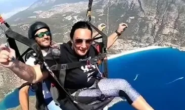 Alman turist gökyüzünde ‘misket’ oynadı