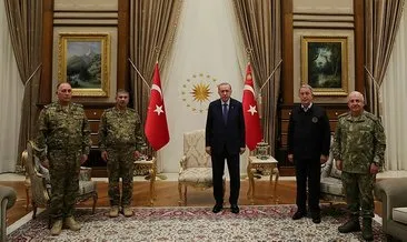 Başkan Erdoğan, Azerbaycan Savunma Bakanı ve Genelkurmay Başkanı’nı kabul etti