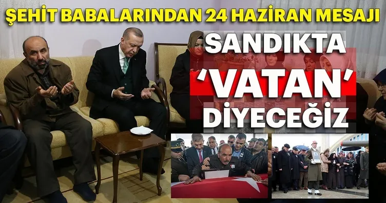 Sandıkta ‘Vatan’ diyeceğiz