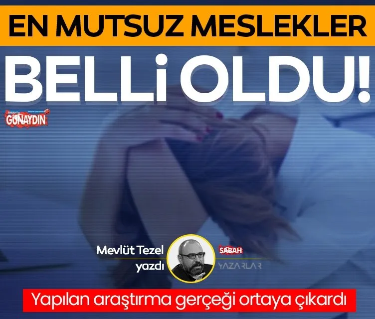 En mutsuz meslekler