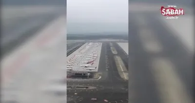 Taşınma işleminin ardından İstanbul Havalimanı havadan görüntülendi