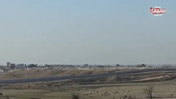 Suriye-Kamışlı üzerinde savaş uçağı ve helikopter hareketliliği | Video