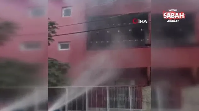 Adana’da dehşet! Boşandığı eşini eve kilitleyip evi yaktı | Video