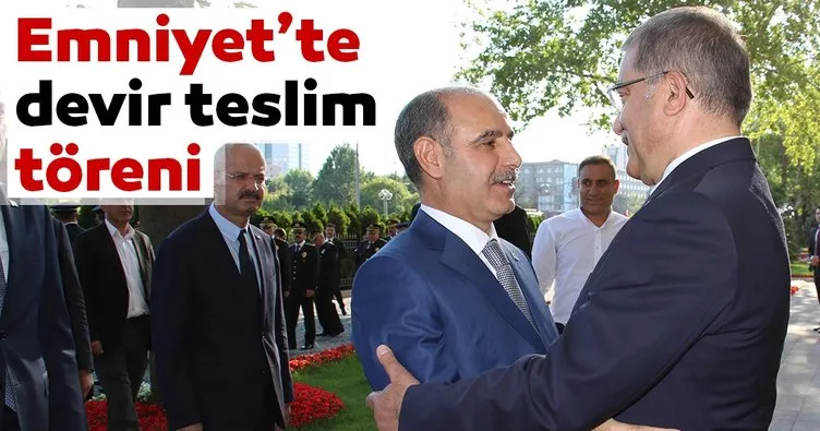 Emniyet Genel Müdürlüğünde devir teslim töreni! Celal Uzunkaya görevini Mehmet Aktaş’a devretti