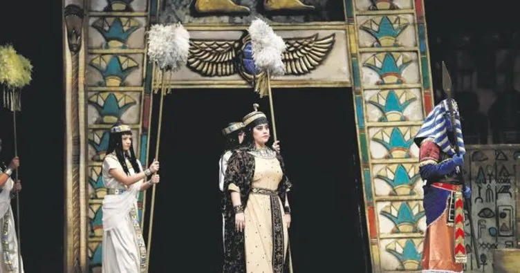 Başkentliler ‘Aida’yı ayakta alkışladı