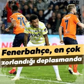Fenerbahçe en çok zorlandığı deplasmanda
