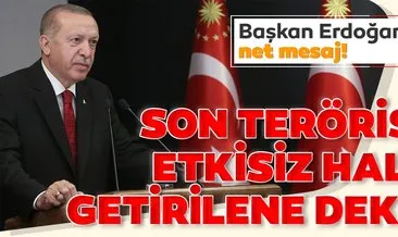 Son dakika: Başkan Erdoğan’dan şehitlerimiz için taziye mesajı