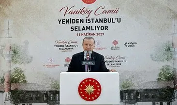 Vaniköy Camii ibadete açıldı! Başkan Erdoğan: Kalyon Vakfını canı gönülden tebrik ediyorum
